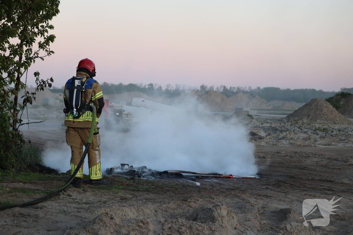 Buitenbrandje snel geblust