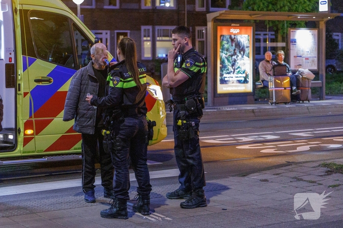Scooter botst op tram na vreemd gedrag bestuurder