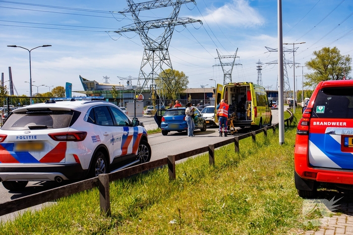 Bestuurster gewond bij aanrijding