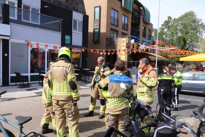 Brandweer snel ter plaatse bij woningbrand