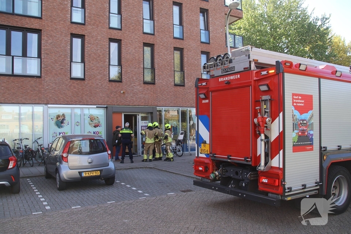 Hinderlijke lucht in pand leidt tot spoedactie