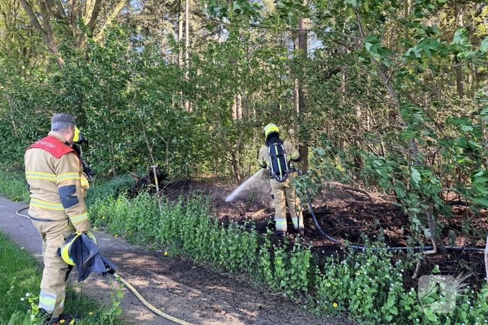 Brand in bosgebied vergt inzet van hulpdiensten