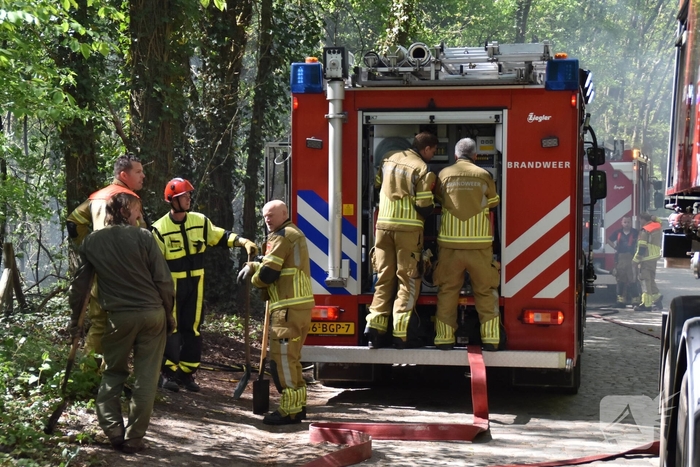 Brand in natuurgebied snel geblust