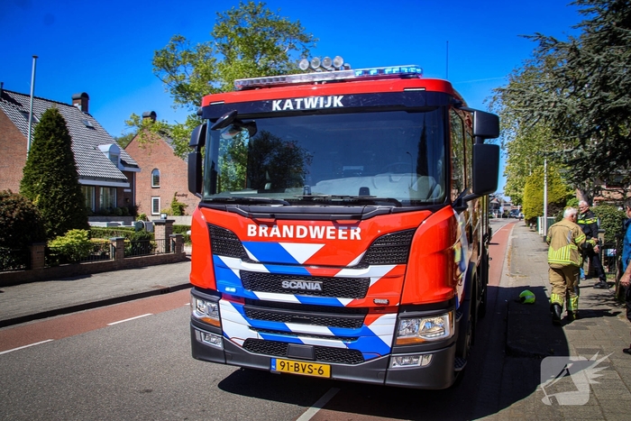 Kozijn vat vlam tijdens werkzaamheden