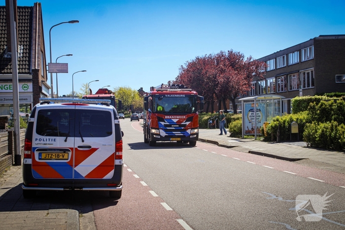 Kozijn vat vlam tijdens werkzaamheden