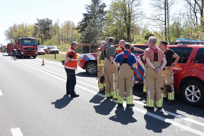 Grote brand op oefenterrein defensie