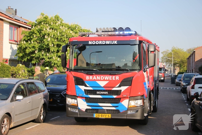 Bewoner ademt rook in bij brand