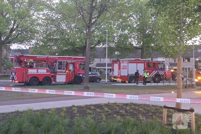 Brand in flatwoning veroorzaakt schade