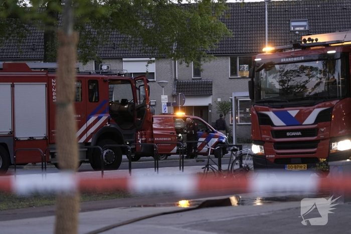 Brand in flatwoning veroorzaakt schade