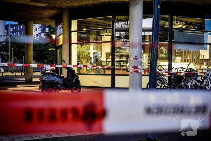 Winkel beschadigd bij schietpartij