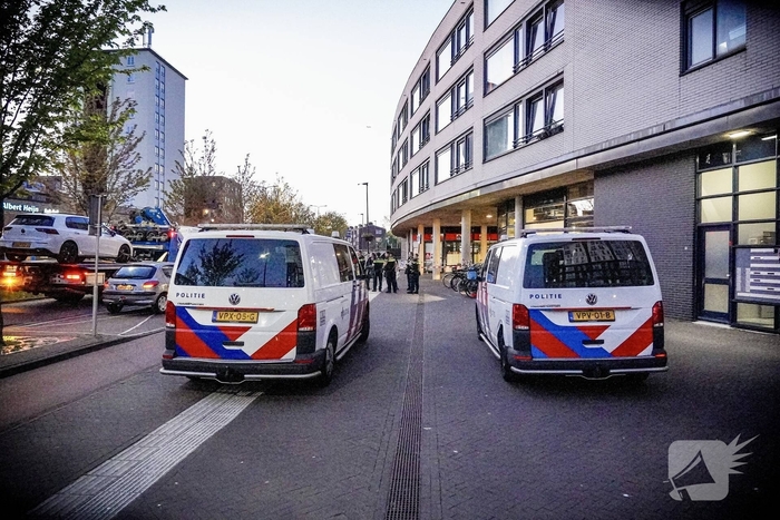 Winkel beschadigd bij schietpartij