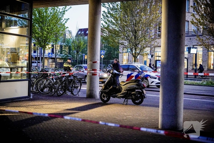 Winkel beschadigd bij schietpartij