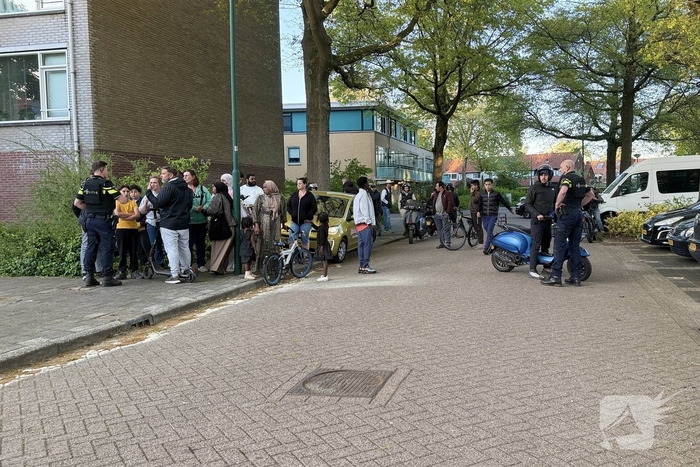 Grote politie-inzet na mogelijke gassituatie