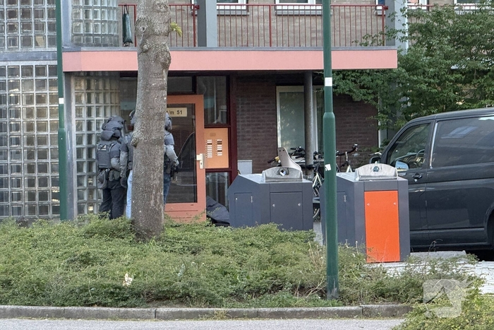 Grote politie-inzet na mogelijke gassituatie