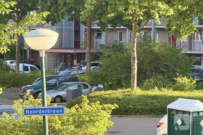 Grote politie-inzet na mogelijke gassituatie