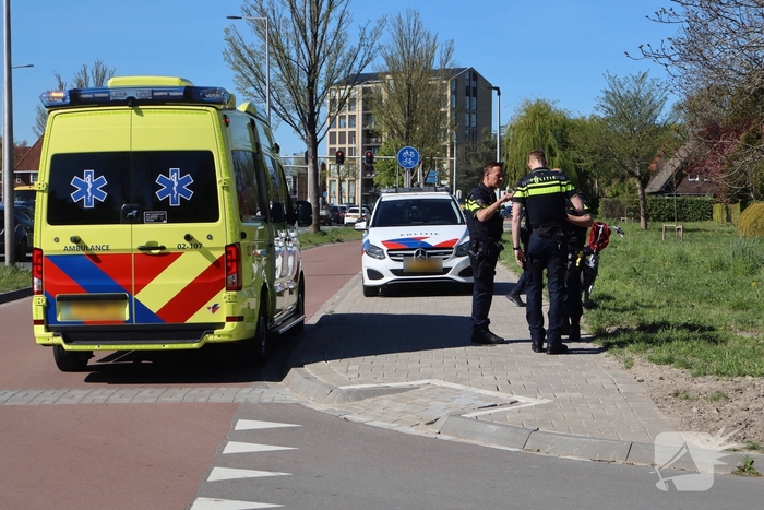 Fietser gewond bij aanrijding met auto