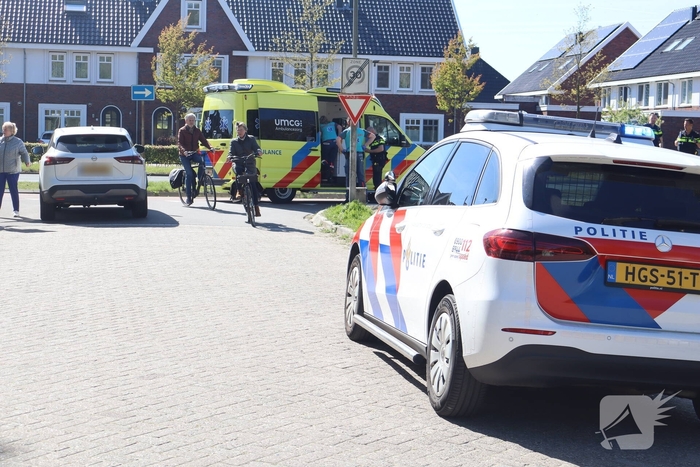 Fietser gewond bij aanrijding met auto