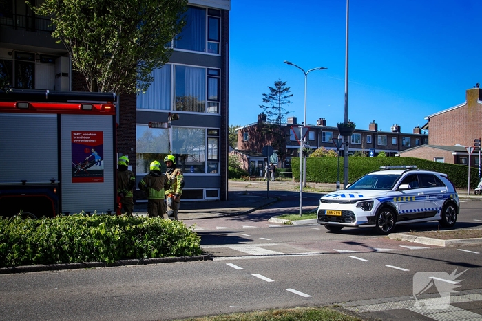 Woningbrand op balkon geblust