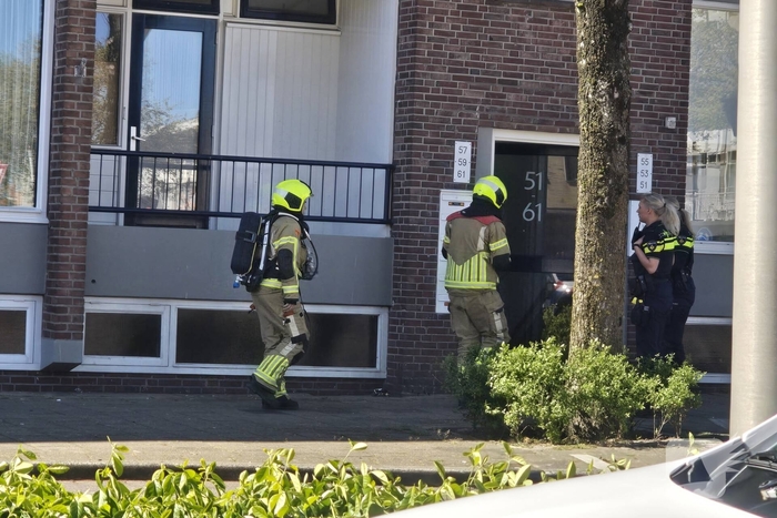 Woningbrand op balkon geblust