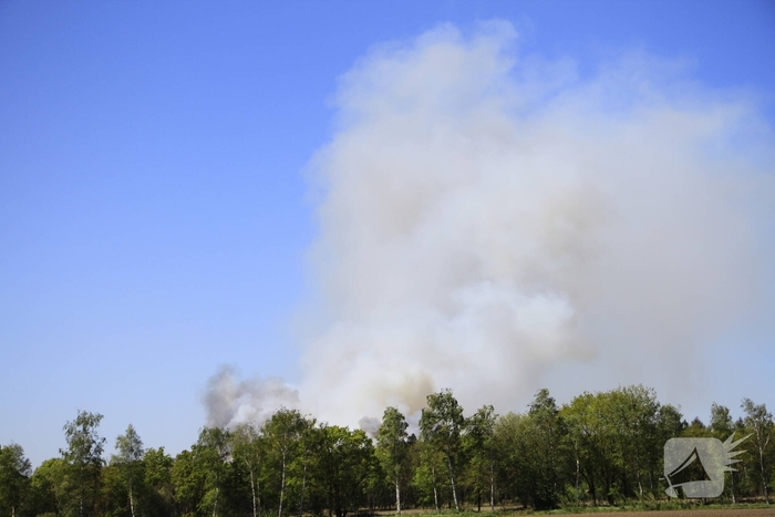 Heidebrand op oefenterrein Defensie snel opgeschaald