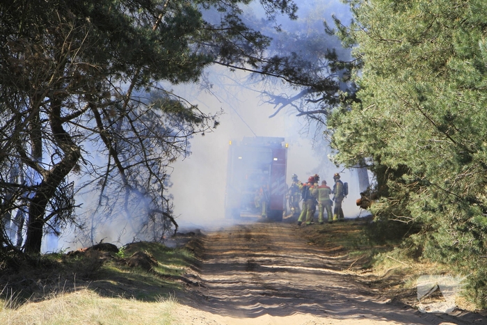 Heidebrand op oefenterrein Defensie snel opgeschaald