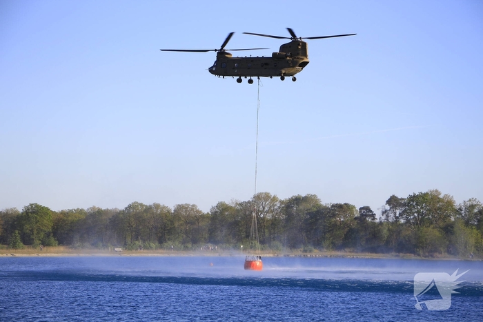 Heidebrand op oefenterrein Defensie snel opgeschaald