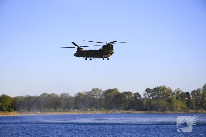 Heidebrand op oefenterrein Defensie snel opgeschaald