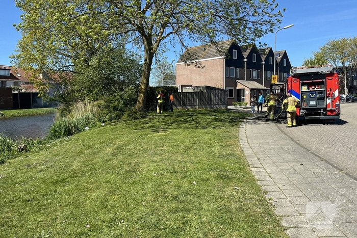 Brandweer reageert snel op buitenbrand in struiken