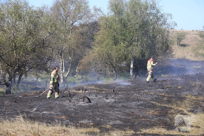 Brand in duingebied zorgt voor rookontwikkeling