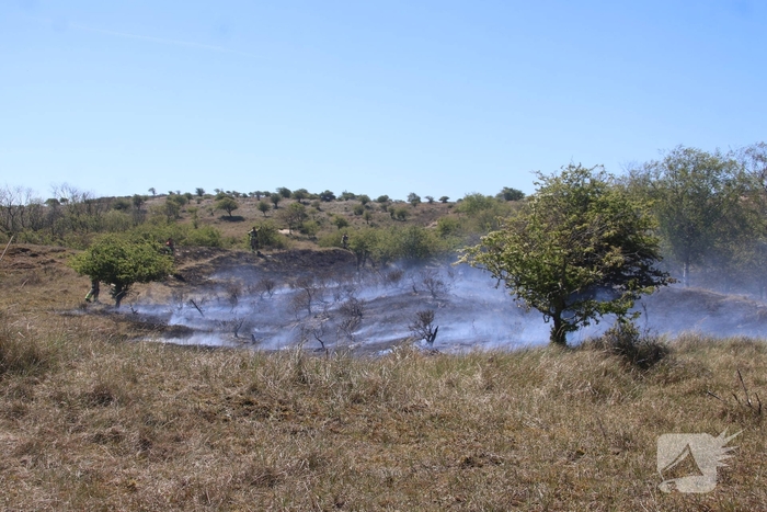 Brand in duingebied zorgt voor rookontwikkeling