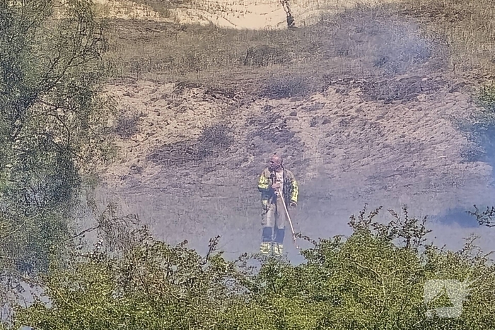 Brand in duingebied zorgt voor rookontwikkeling