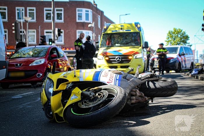 Ongeval tussen motorrijder en elektrische step leidt tot gewonden