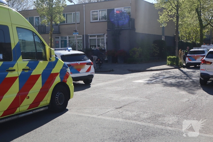 Fiets fors beschadigd na botsing