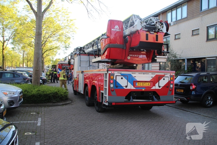 Brand op balkon snel geblust