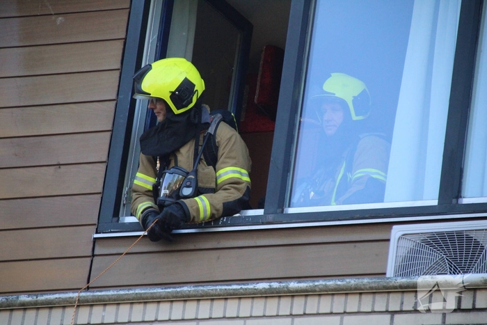 Brand op balkon snel geblust