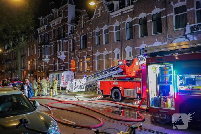 Brand op dak van woning geblust