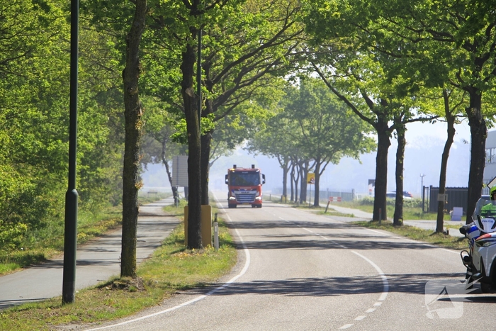 Duitse brandweer ondersteunt bij grote heidebrand