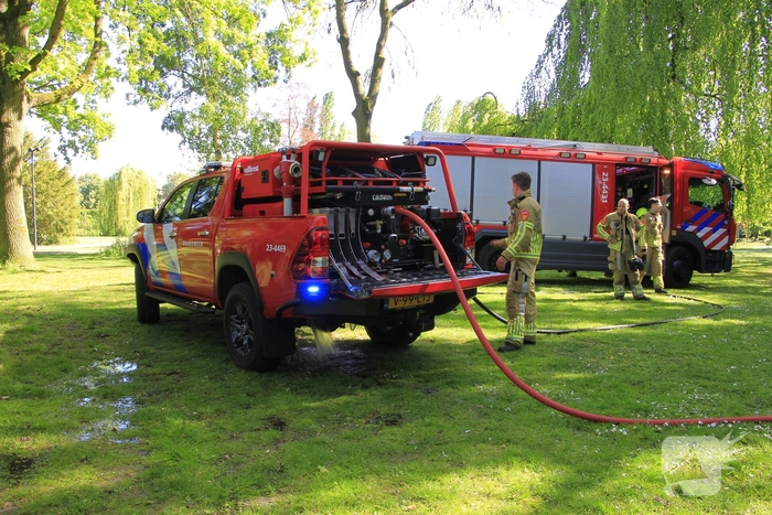 Buitenbrand in Weert snel onder controle