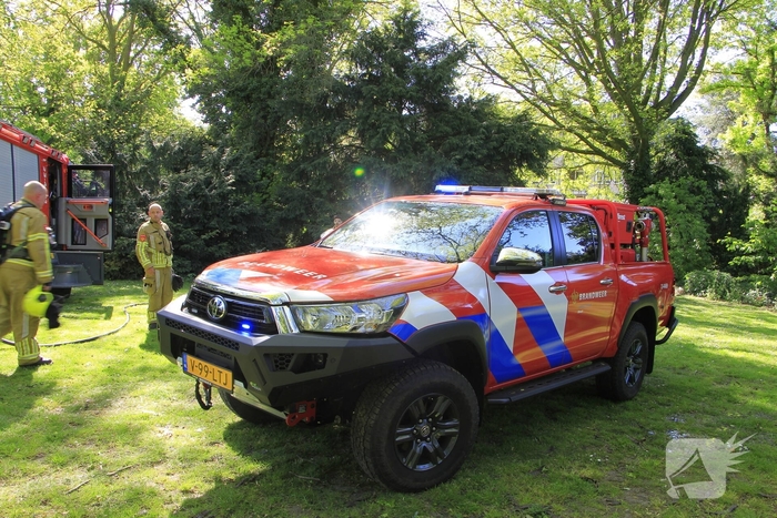 Buitenbrand in Weert snel onder controle
