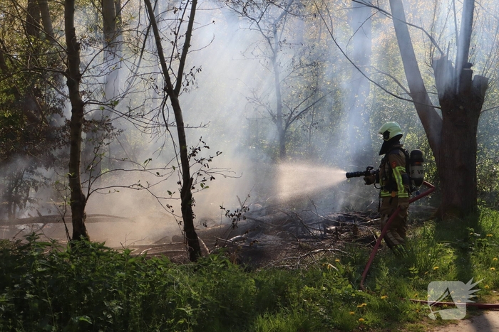Bosbrand beperkt gebleven door snelle actie