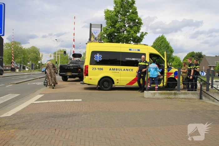 Voetganger aangereden door pick-up truck