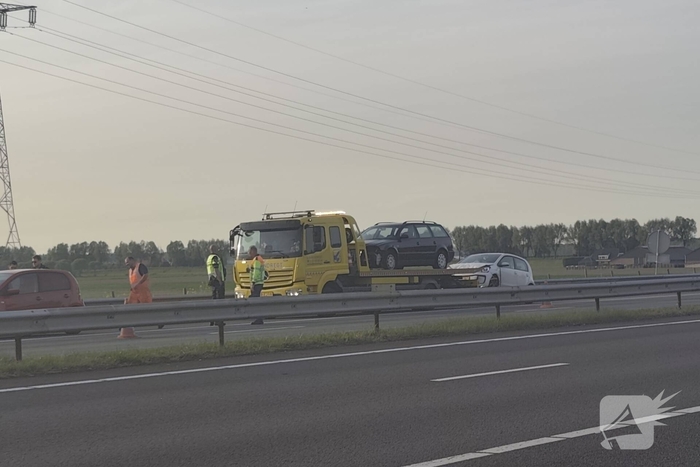 Meerdere voertuigen betrokken bij ongevallen op snelweg