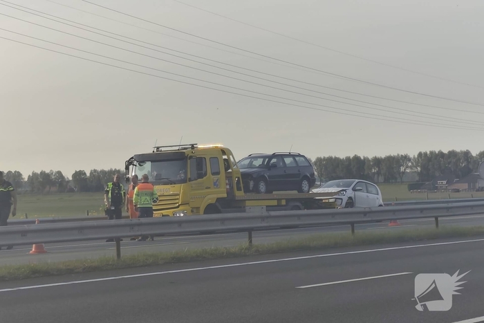 Meerdere voertuigen betrokken bij ongevallen op snelweg