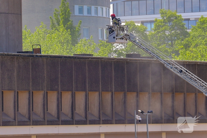 Brand in kantoorgebouw snel geblust