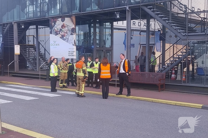 Sprinklerinstallatie activeert bij brand
