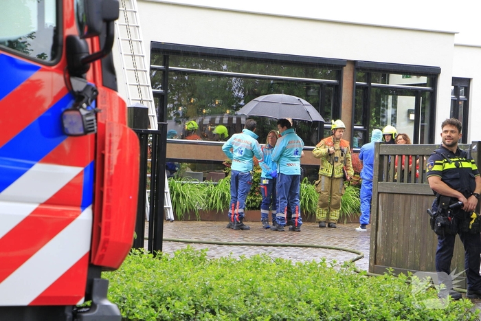 Brand in plafond zorgt voor onrust in kliniek