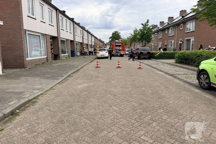 Woningbrand leidt tot afsluiting van straat