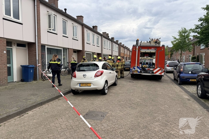 Woningbrand leidt tot afsluiting van straat