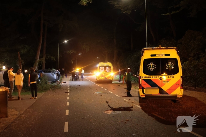 Zwaar ongeval leidt tot ziekenhuisopname bestuurder