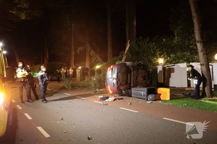 Zwaar ongeval leidt tot ziekenhuisopname bestuurder